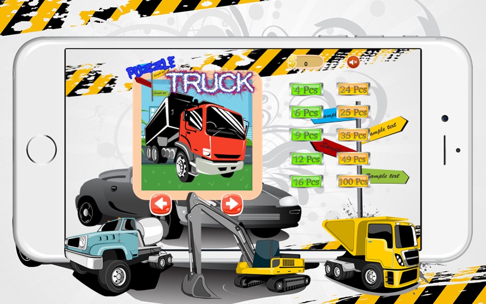 Construction Math Jigsaw Puzzles : Truck for Kids screenshot 2
