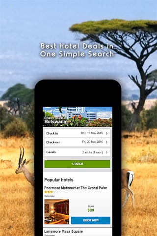 Botswana Hotel Search, Compare Deals & Book With Discount screenshot 2