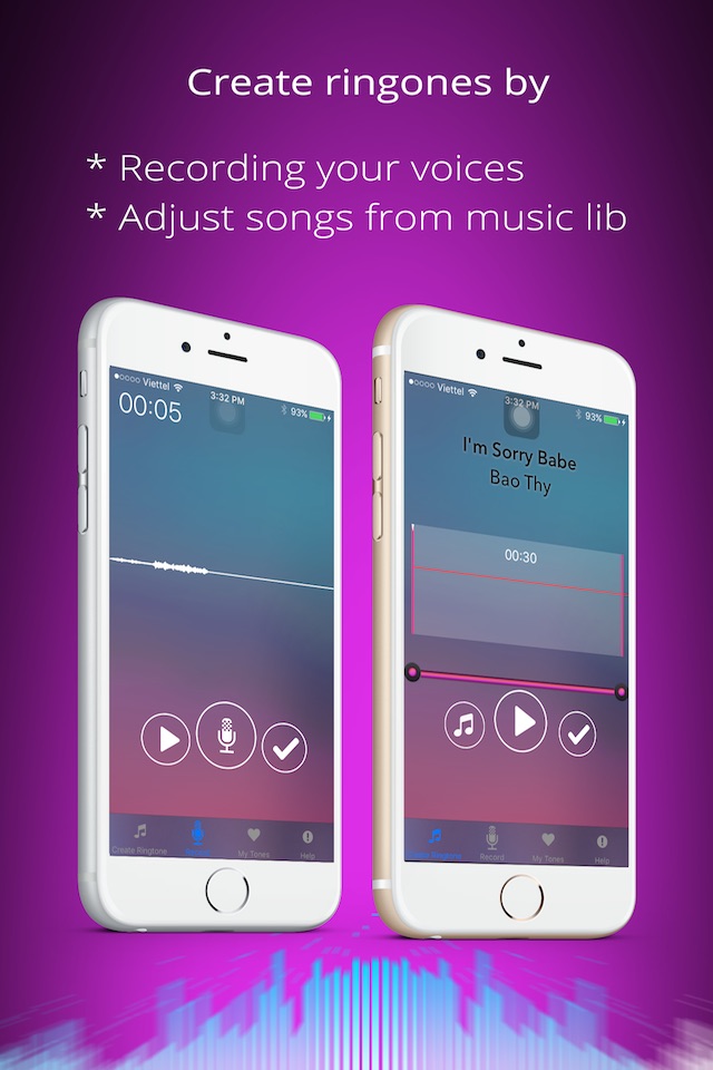 Unlimited Tones: Create ringtones from music, voices screenshot 2