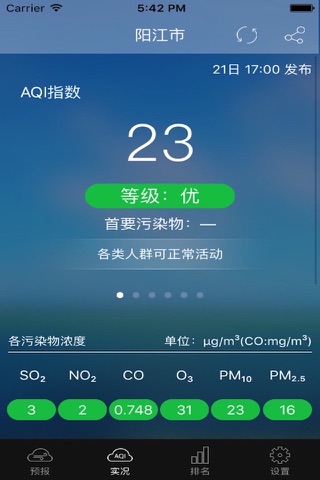阳江空气质量 screenshot 3