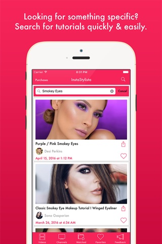 InstaStylista - Eazy Makeup, Hair and Beauty Video Tutorials for YouTube screenshot 2