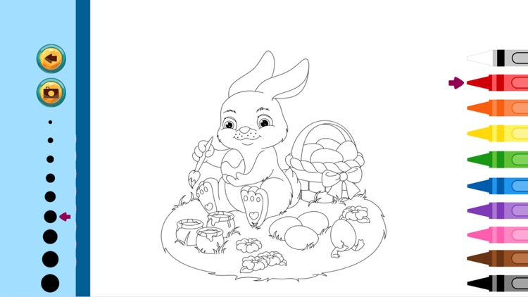 Easter Bunny Coloring Book - Painting Game for Kid