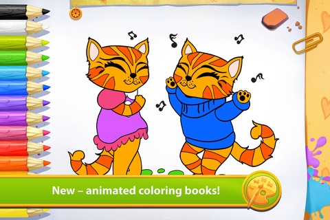 Kitties - Living Coloring Free screenshot 3