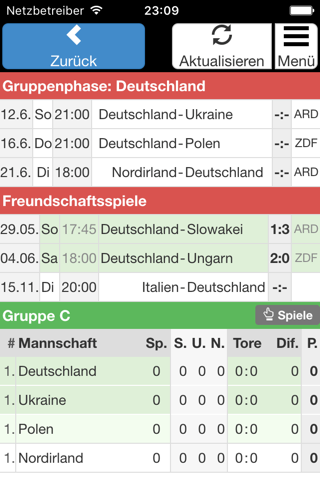 Euro Soccer Fixtures screenshot 4