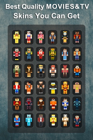 Movie Pixel Skins Collection Pro - Minecraft Pocket Edition Lite screenshot 2
