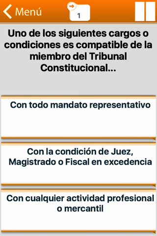 Test Constitución Española + screenshot 3