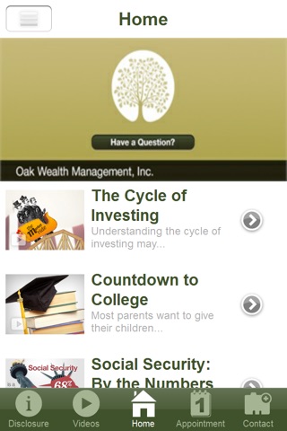 Oak Wealth Management, Inc. screenshot 2