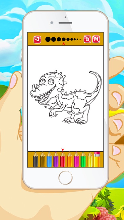 Dinosaur Coloring Book :  Educational Color and  Paint Games Free For kids and Toddlers screenshot-2