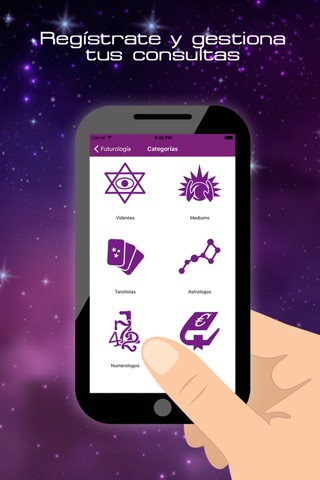 Futurología: contacta con profesionales del tarot, horóscopo y astrología screenshot 2