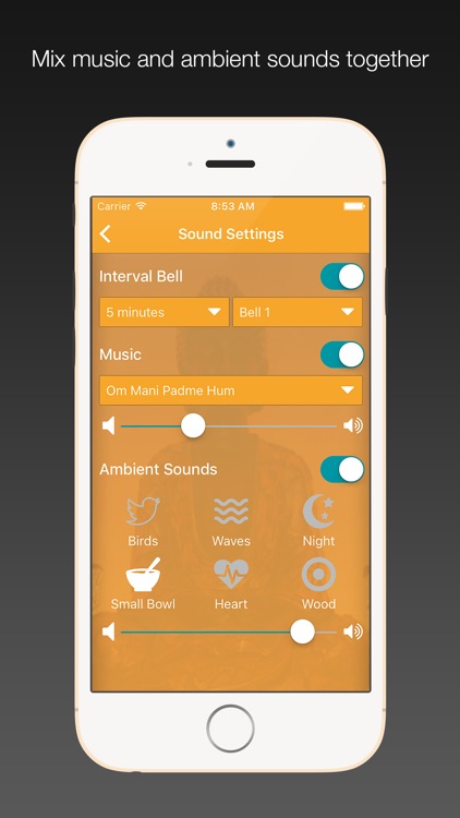 Perfect Zen - Meditation Timer with Interval bell, ambient sounds