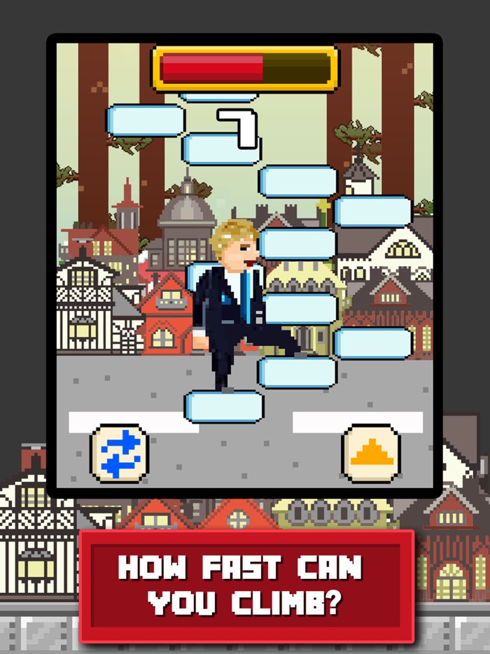 Trumps Stair Climb Race - Donald Trump is on the Run to Jump the Wall 2