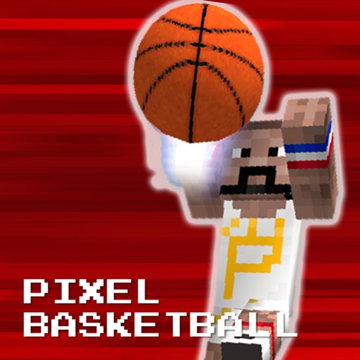 Pixel Basketball - Flick Ball Hero icon