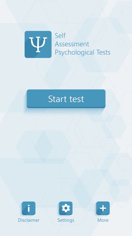 Self Assessment Psychological Tests screenshot-0