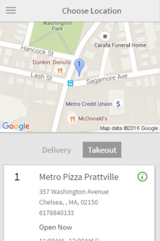 Metro Pizza screenshot 2