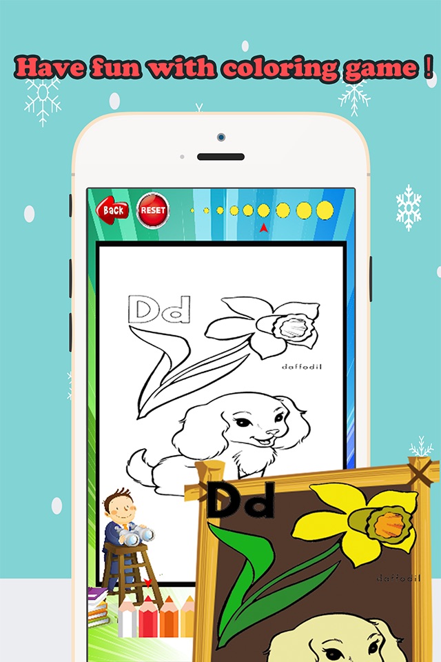 Coloring Book ABCs pictures: Finger drawing games screenshot 4