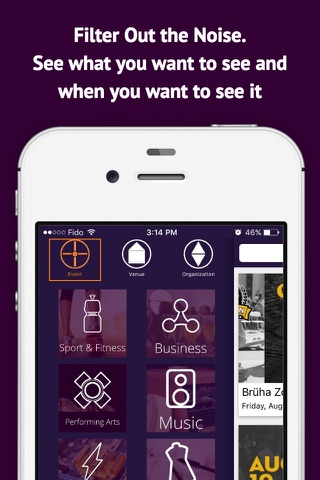 Bruha - The Local Entertainment App: Explore Events, Venues, and Organizations. screenshot 2