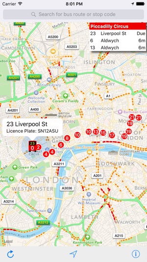 London Live Bus Map - Countdown and Arrivals(圖4)-速報App