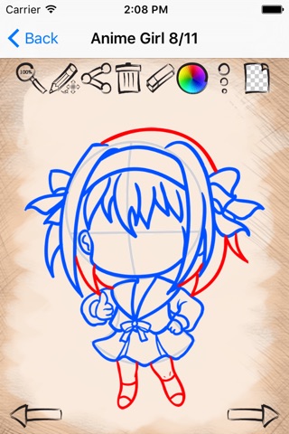 Learn How to Draw Chibi Anime Characters screenshot 3