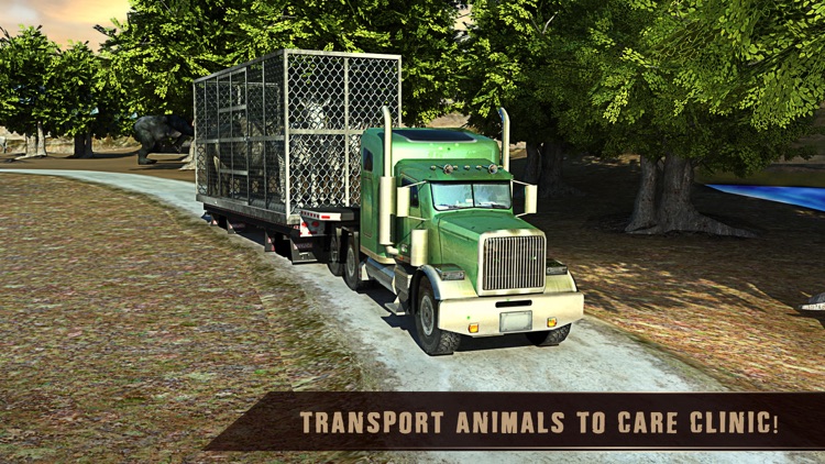 Wild African Animal Rescue Simulator: An Off-Road Transport Truck Game screenshot-3