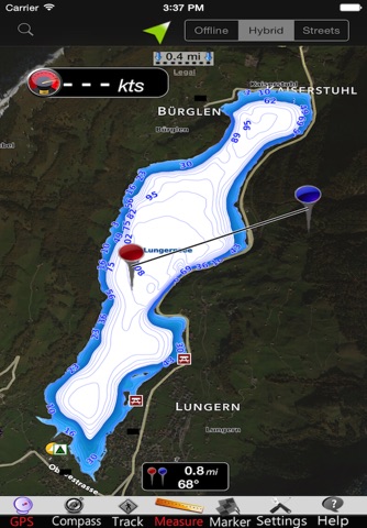 Lungern - Sarnen lakes Charts screenshot 3