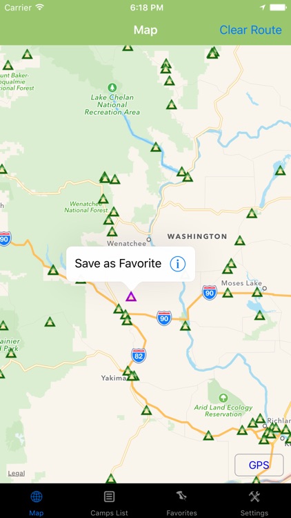 Washington – Camping & RV spots