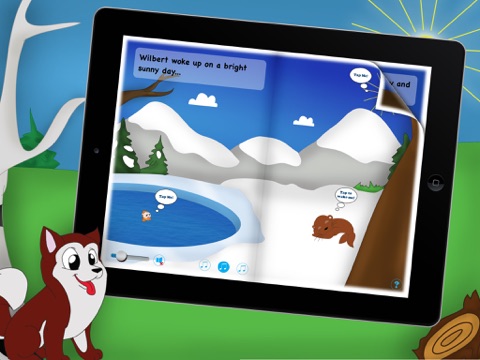 The Big Race!! an animated winter storybook for kids and toddlers with cute animals screenshot 2