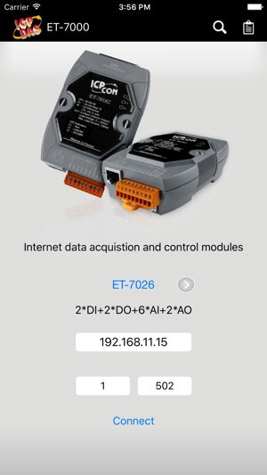 ET-7000: a Modbus TCP connect tool for the ET-7000/ PET-7000(圖1)-速報App