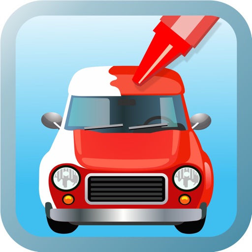 Car Coloring Book - Educational Coloring Game for Kids & Toddlers iOS App