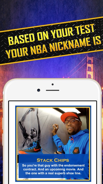 Which Player Are You? - Basket-ball Test for NBA Golden State Warriors screenshot-3