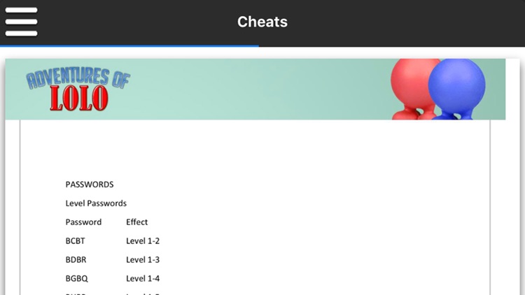 Pro Game - Adventures of Lolo Version