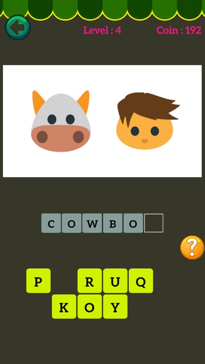 Guess Emoji Logo Quiz: 4 pics 1 word emojis trivia games screenshot-3