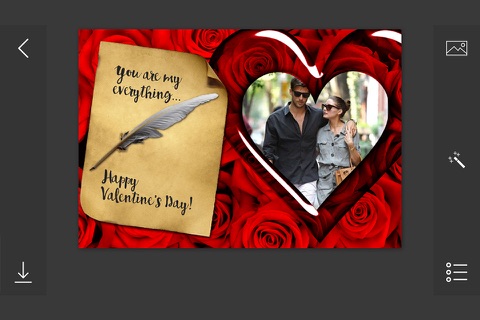 Valentine Photo Frames - make eligant and awesome photo using new photo frames screenshot 4