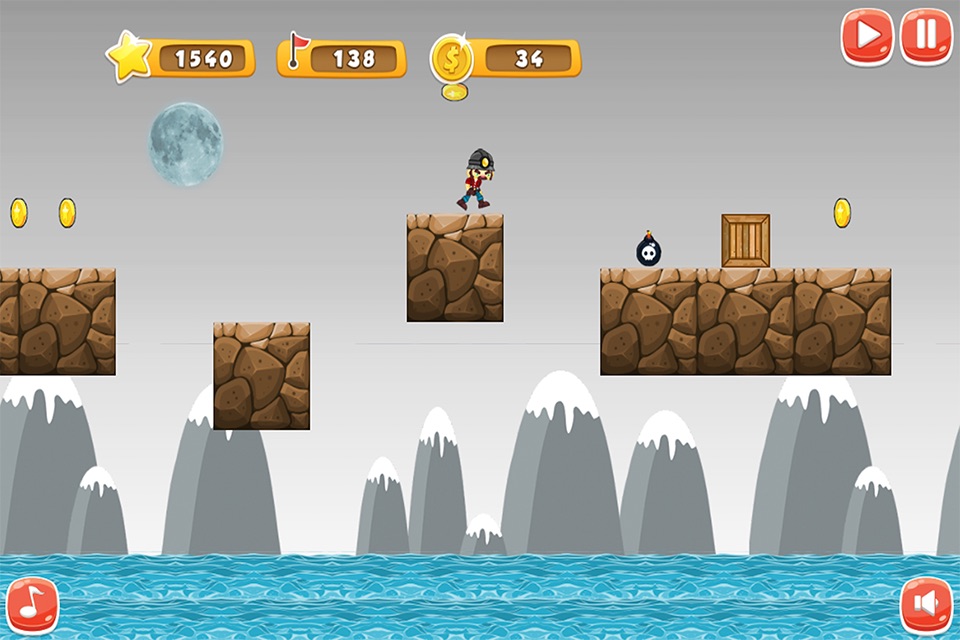 Super Mining Run - Fun Platform Adventure Game screenshot 2