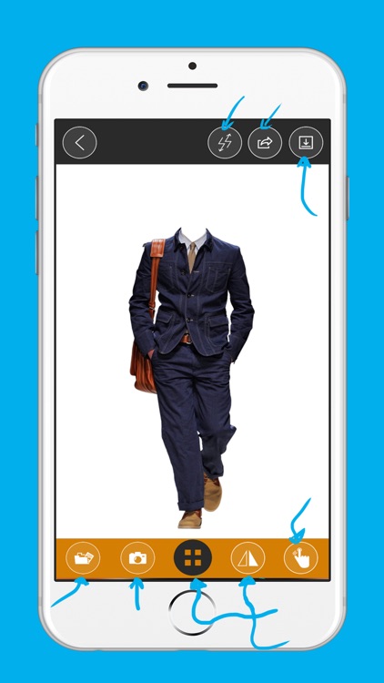 man fashion suit photo montage-Stylish Man Photo Suit