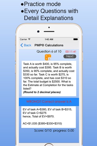 PMP MATH screenshot 3
