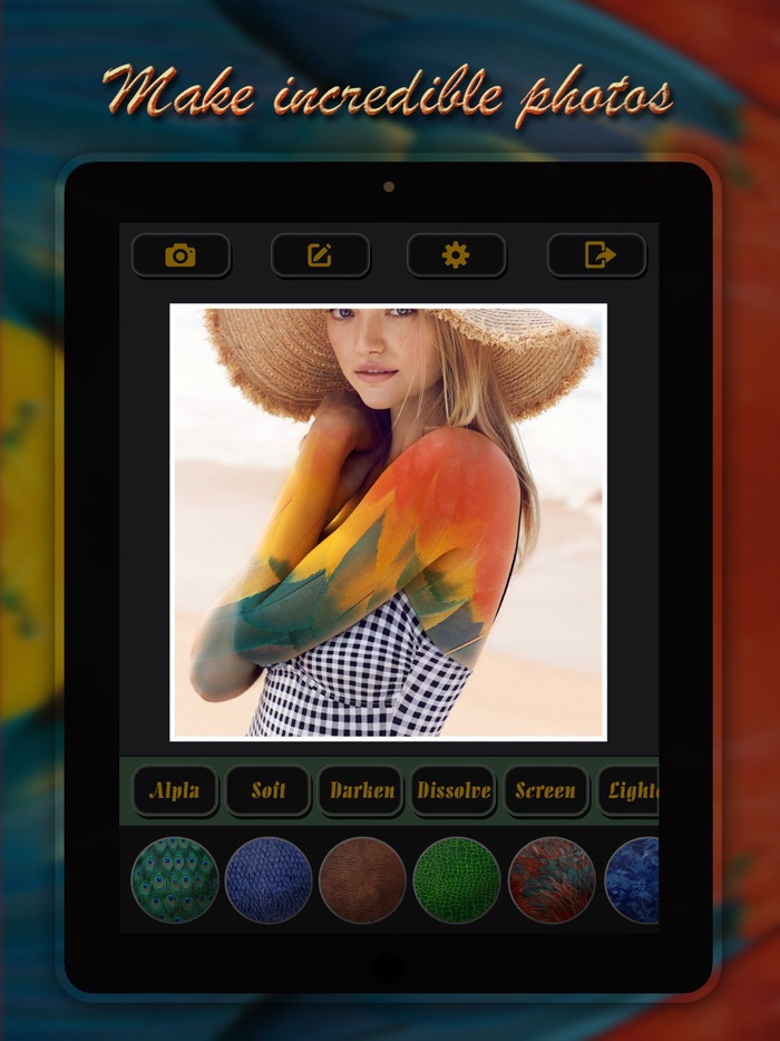 Pic Morph Wild Mix - Transform yr Skin or Face with Extraordinary Pattern and Animal Texture.s