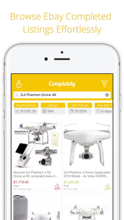 Completely Pro for Ebay - Advanced Market Research screenshot-0