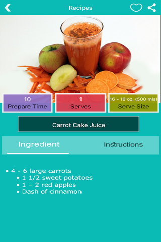 Healthy and Fresh Juice Recipes - náhled