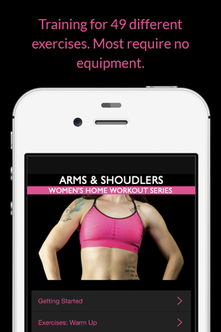 Arms & Shoulders: Women's Home Workout Series screenshot 2