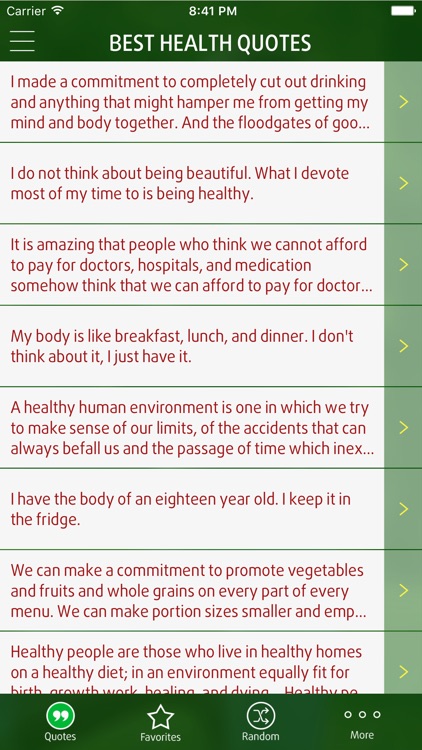 Best Health Quotes