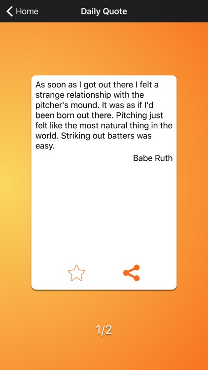 Daily Quotes - Babe Ruth Version