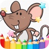 cartoon coloring and painting book for little kid