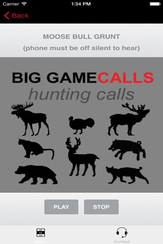 Big Game Hunting Calls - The Ultimate Big Game Hunting Calls App - BLUETOOTH COMPATIBLE screenshot 2