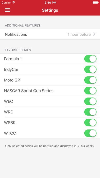 Racing Calendar screenshot-4