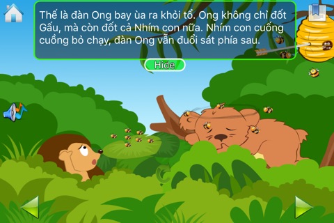 Sự Tích Vì Sao Lông Nhím Lại Nhọn - Truyện Cổ Tích Audio Việt Nam Cho Bé Miễn Phí screenshot 2