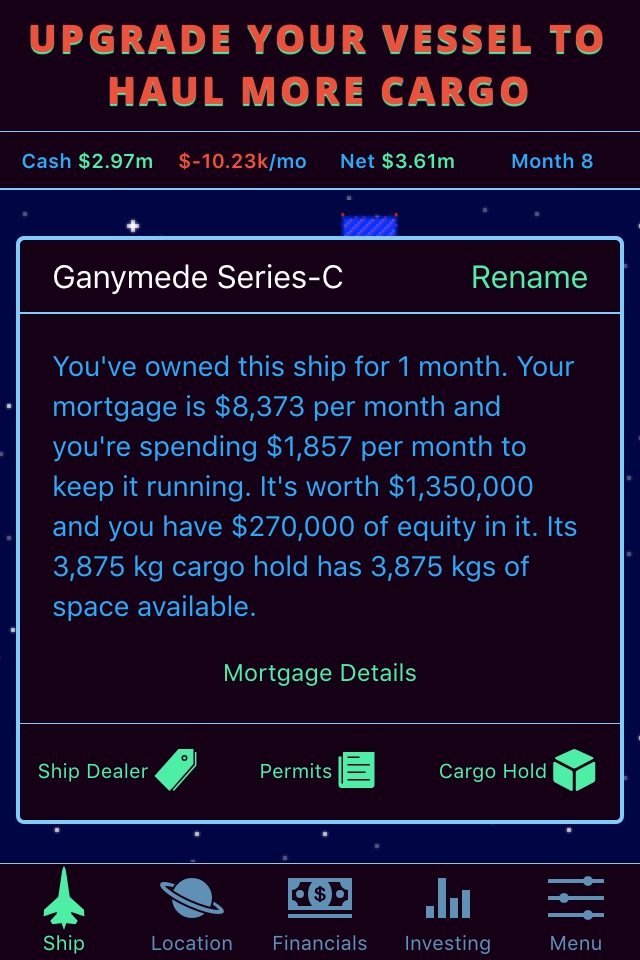 Limitless Fortune: Orbital Trade and Investment screenshot 2