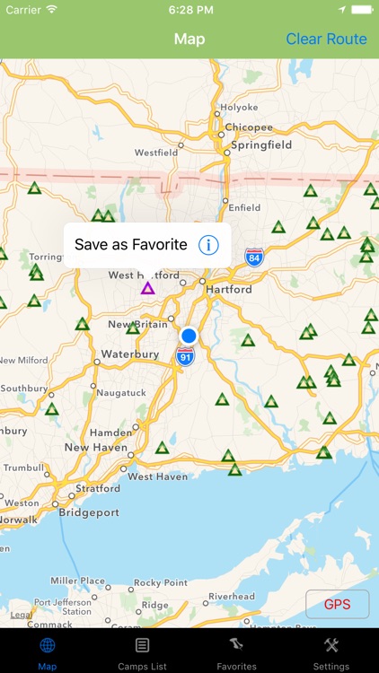 Connecticut – Camping & RV spots.