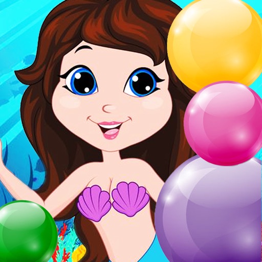 Aqua Marina Pop Bubble Shooter - Mermaid World Fun Journey Free