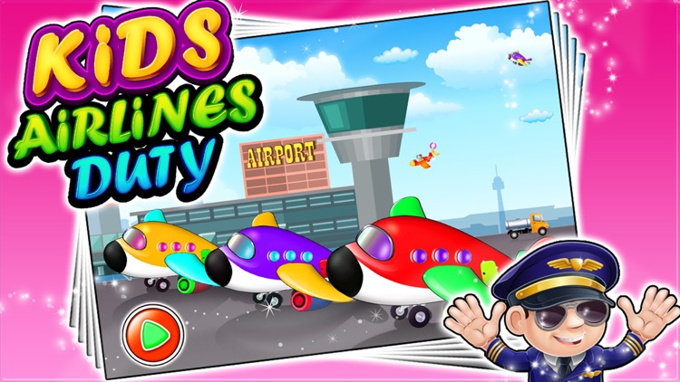 Kids Airlines Duty – Little baby’s airport adventure