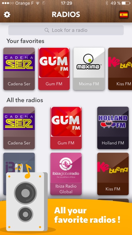 Spanish Radio - access all Radios in España FREE!